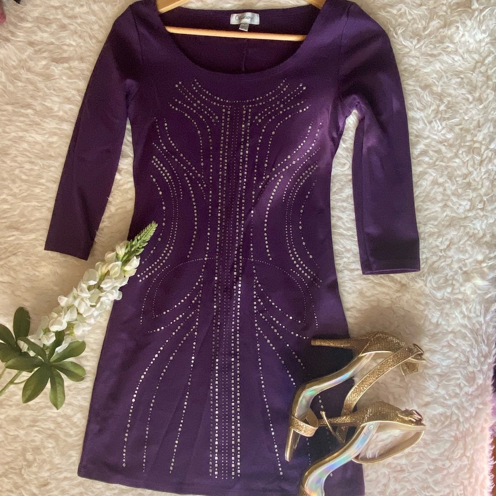 Purple Short Dress